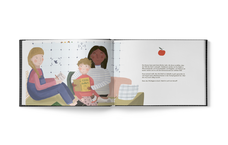 August und die grüne Stadt - Kinderbuch