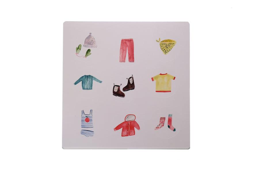 Clothes stickers