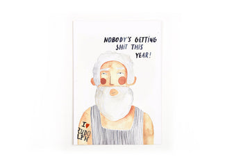 Postkarte Mad Santa