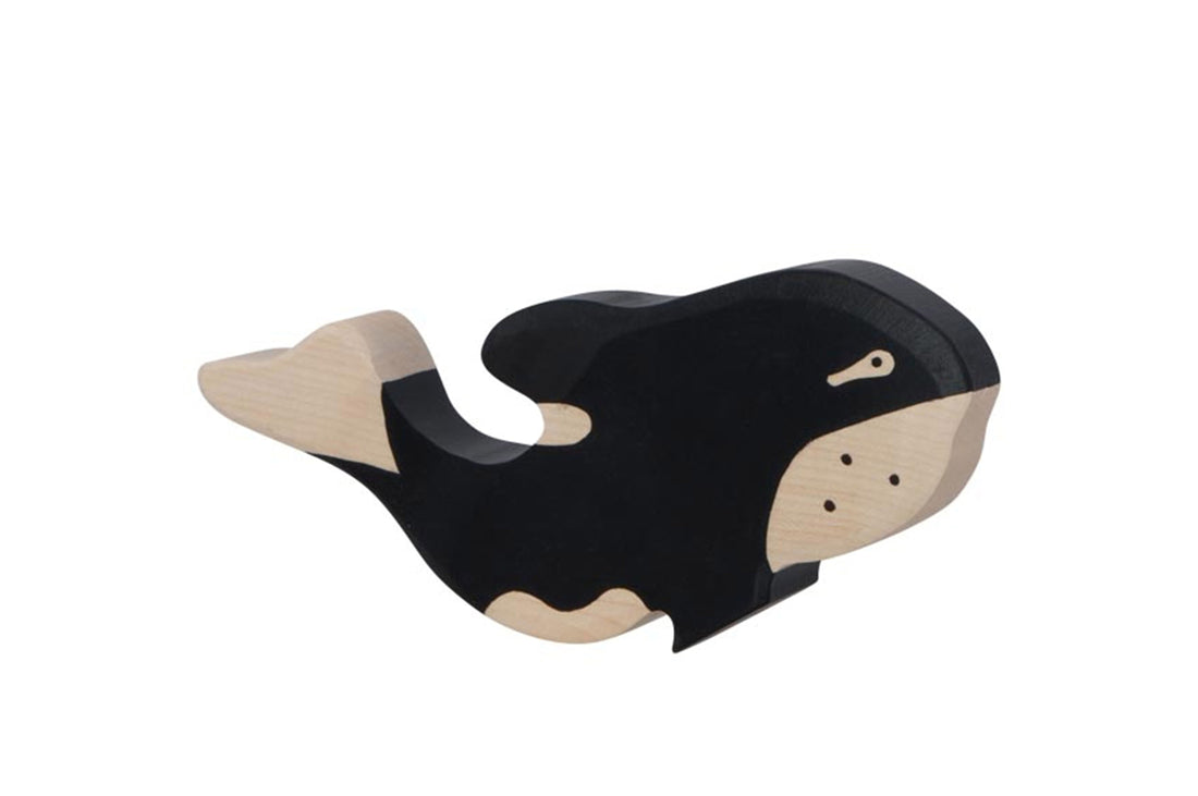 Wooden Animal Orca