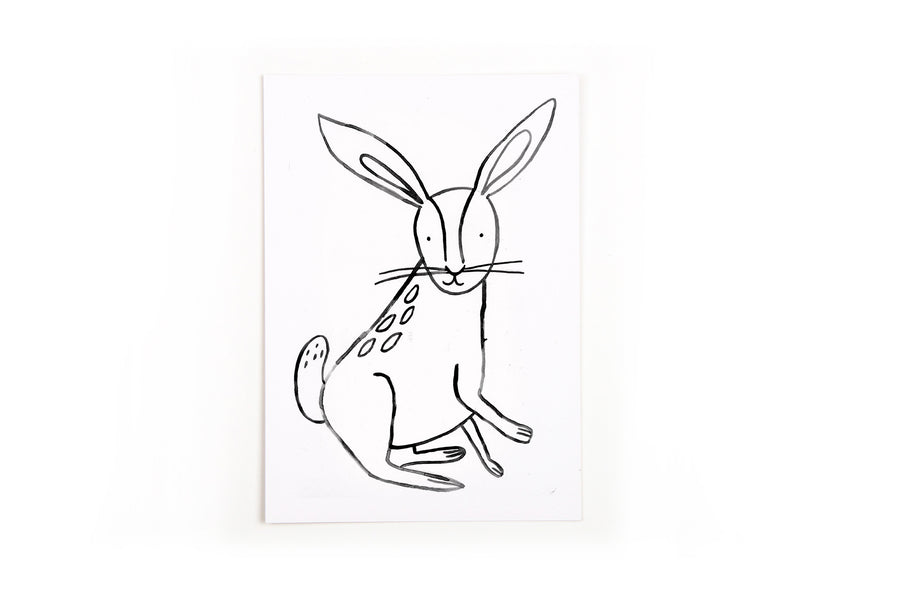 Postkarte Ostern zum Ausmalen