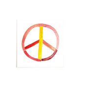 Square postcard Peace