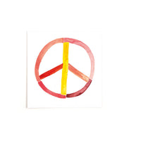 Quadratische Postkarte Peace