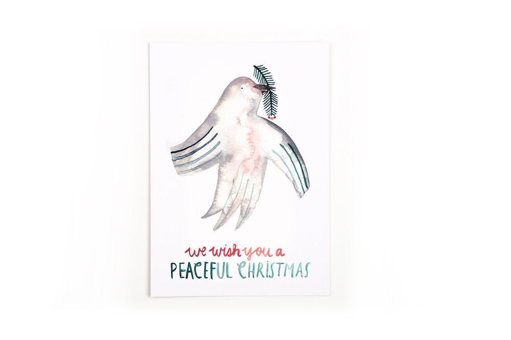 Postkarte Peaceful Christmas