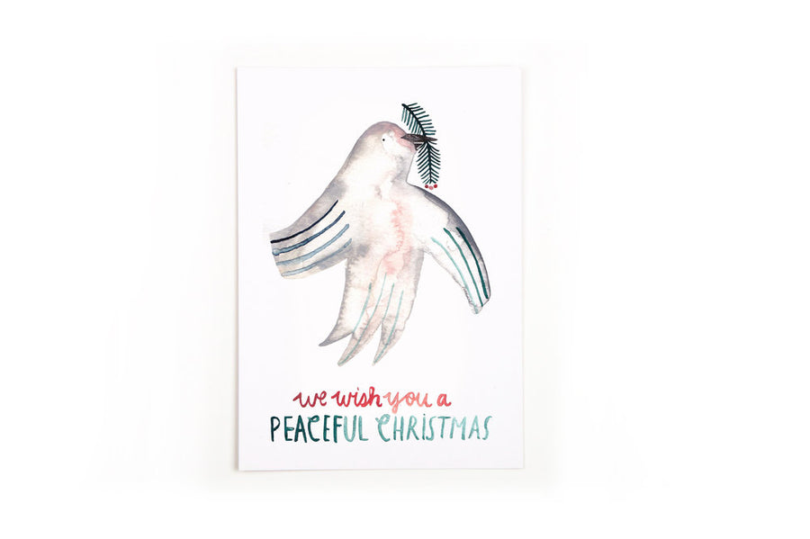Postkarte Peaceful Christmas
