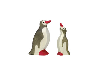 Holztier Pinguine