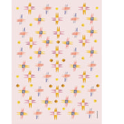 3 Bögen Geschenkpapier Quilt