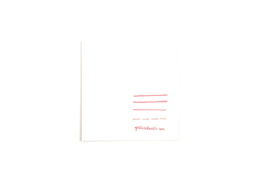 Square Postcard Papa Whale