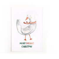 Postkarte Veggi Christmas