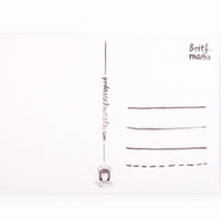 Postkarte Zebra