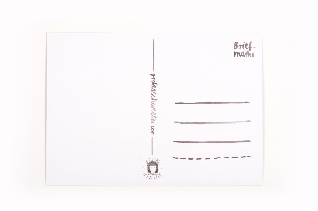 Postkarte Let's go on an adventure