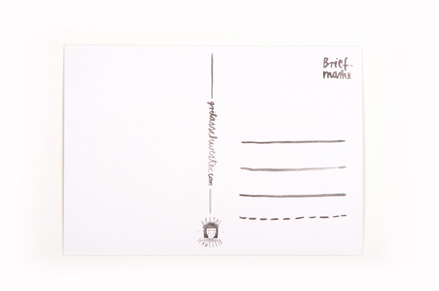 Postkarte Let's go on an adventure