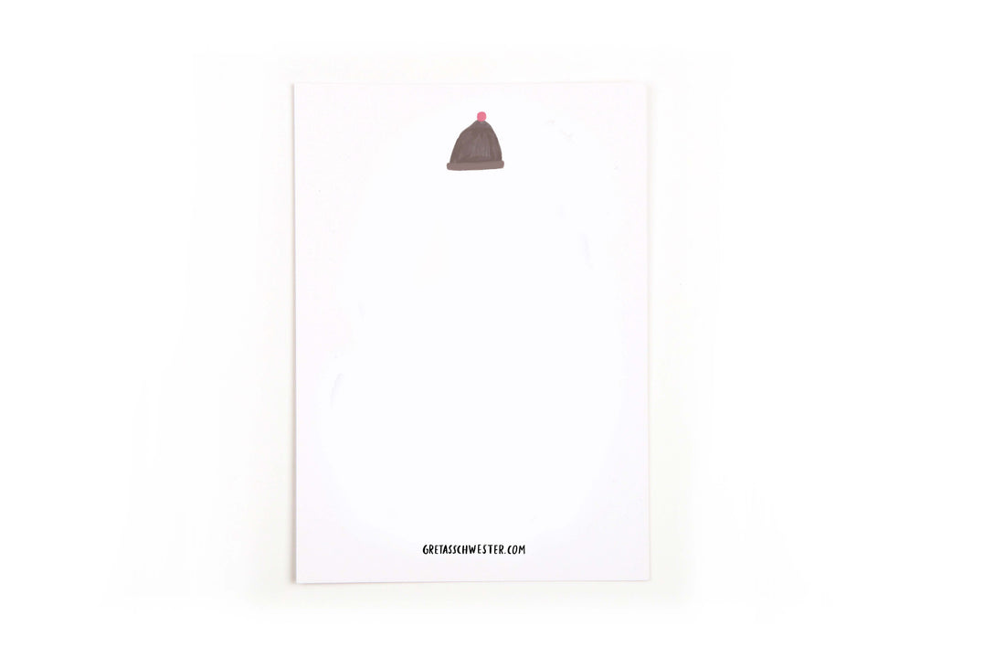 Postkarte Weihnachten auf Island